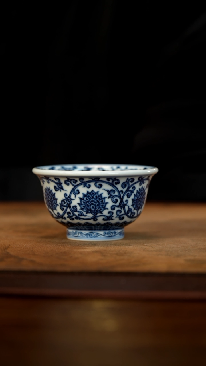 【闪购商品】不晓堂缠枝满工压手杯