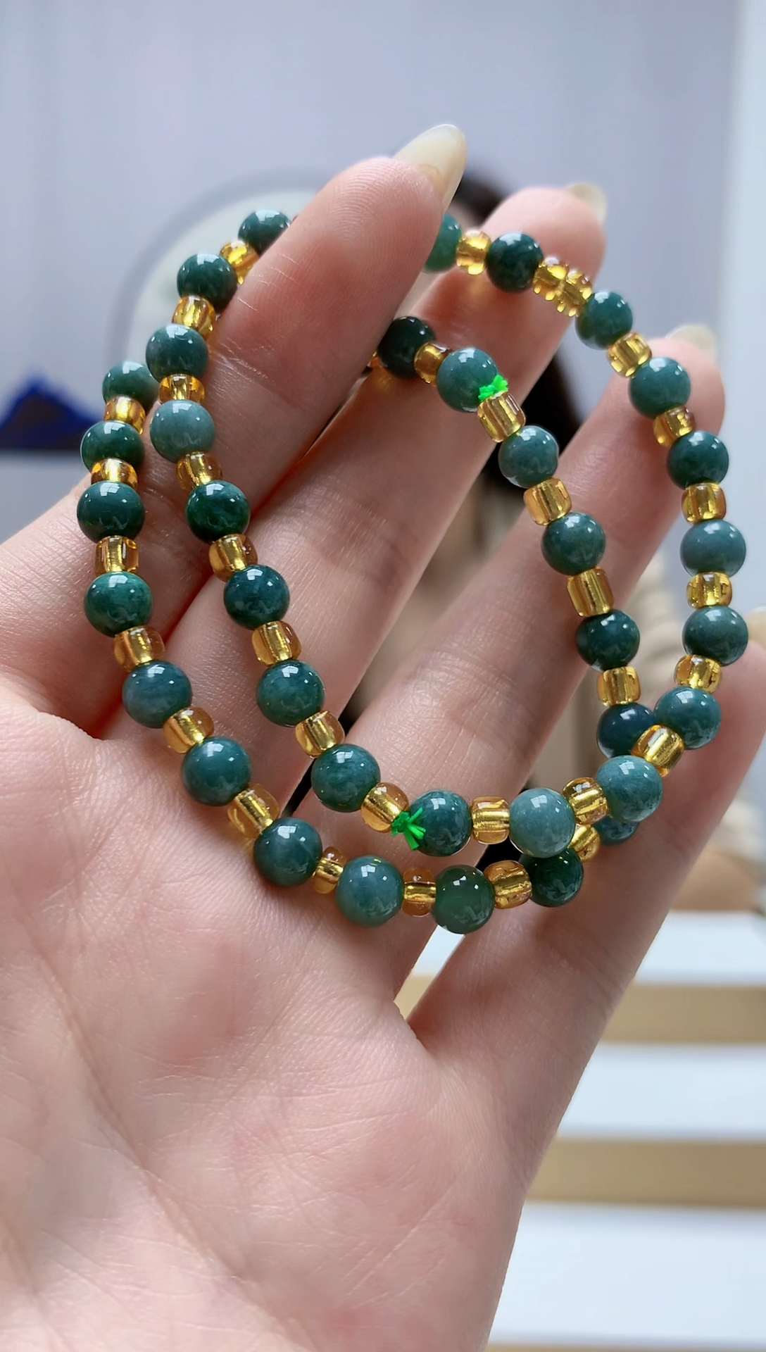 颈饰未镶嵌翡翠4829jw-JJ手串57