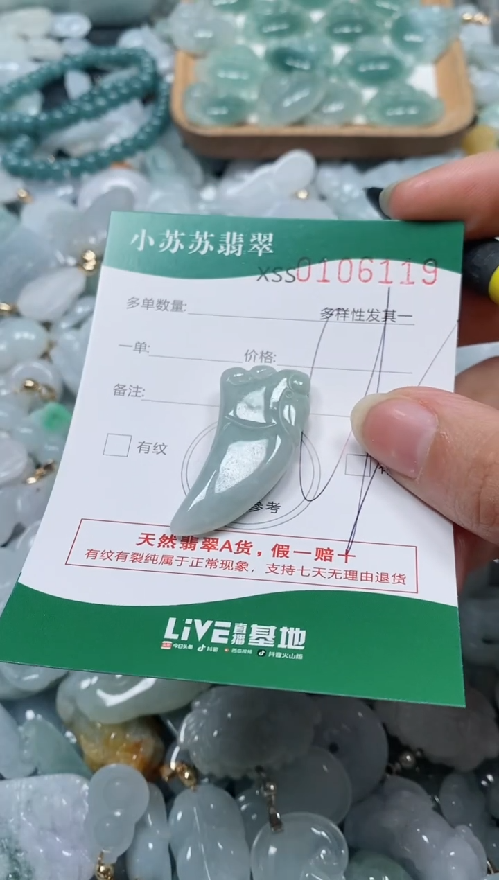 【闪购商品】翡翠颈饰未镶嵌闪购商品0106119