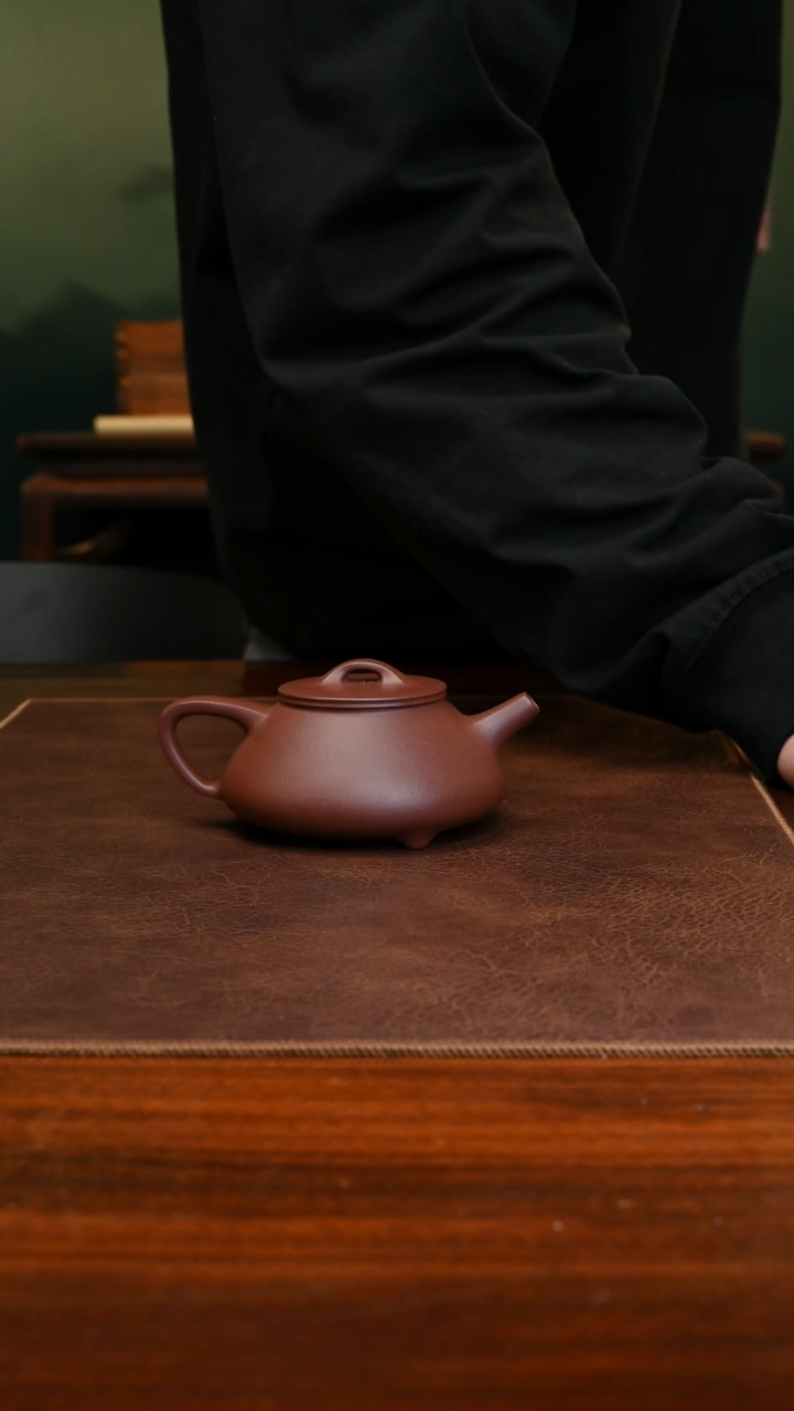 【闪购商品】紫砂茶壶宇瓢150cc红紫泥