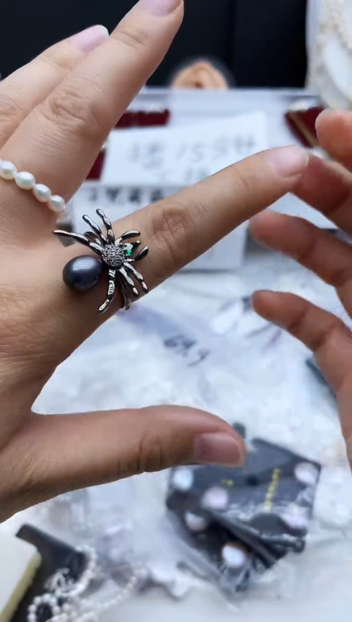 未镶嵌戒指淡水珍珠多样性发其一