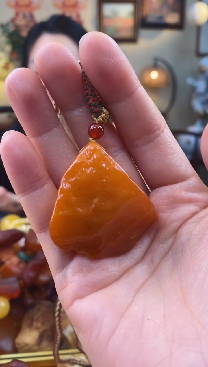 【闪购商品】琥珀颈饰未镶嵌吊坠