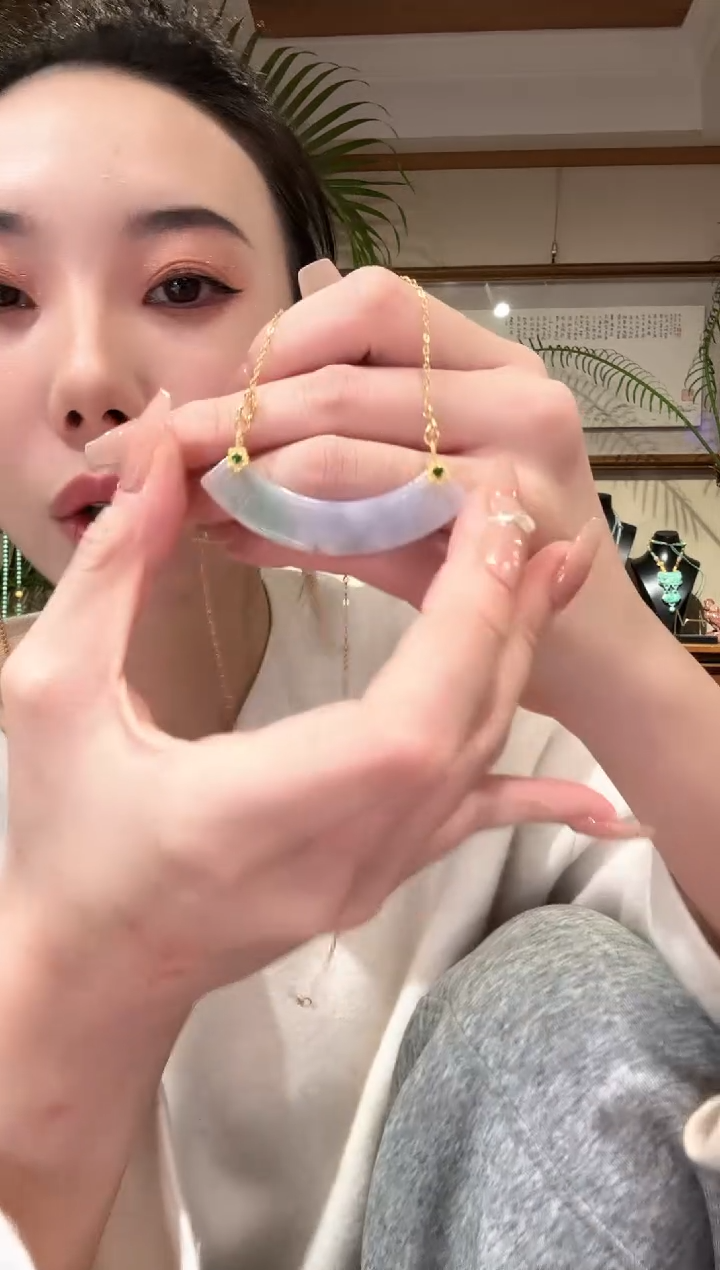 【闪购商品】翡翠颈饰未镶嵌国风