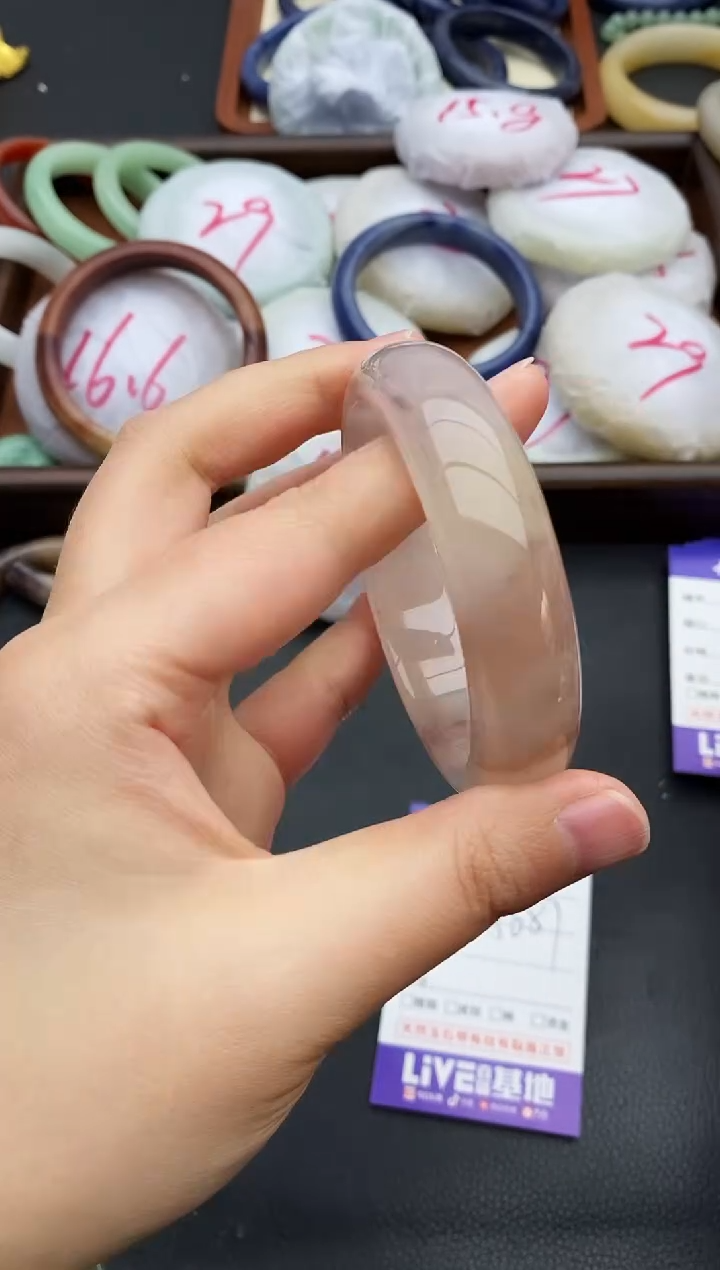 未镶嵌手镯石英质玉91+56/57