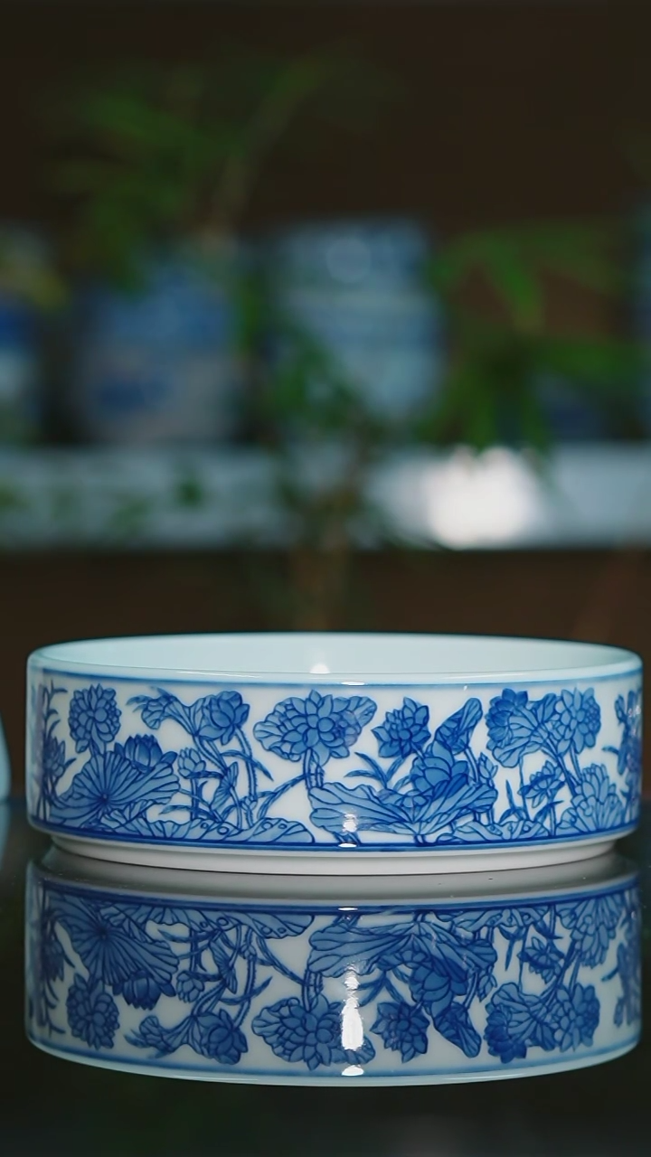 【闪购商品】手绘陶瓷内口14高4.7深