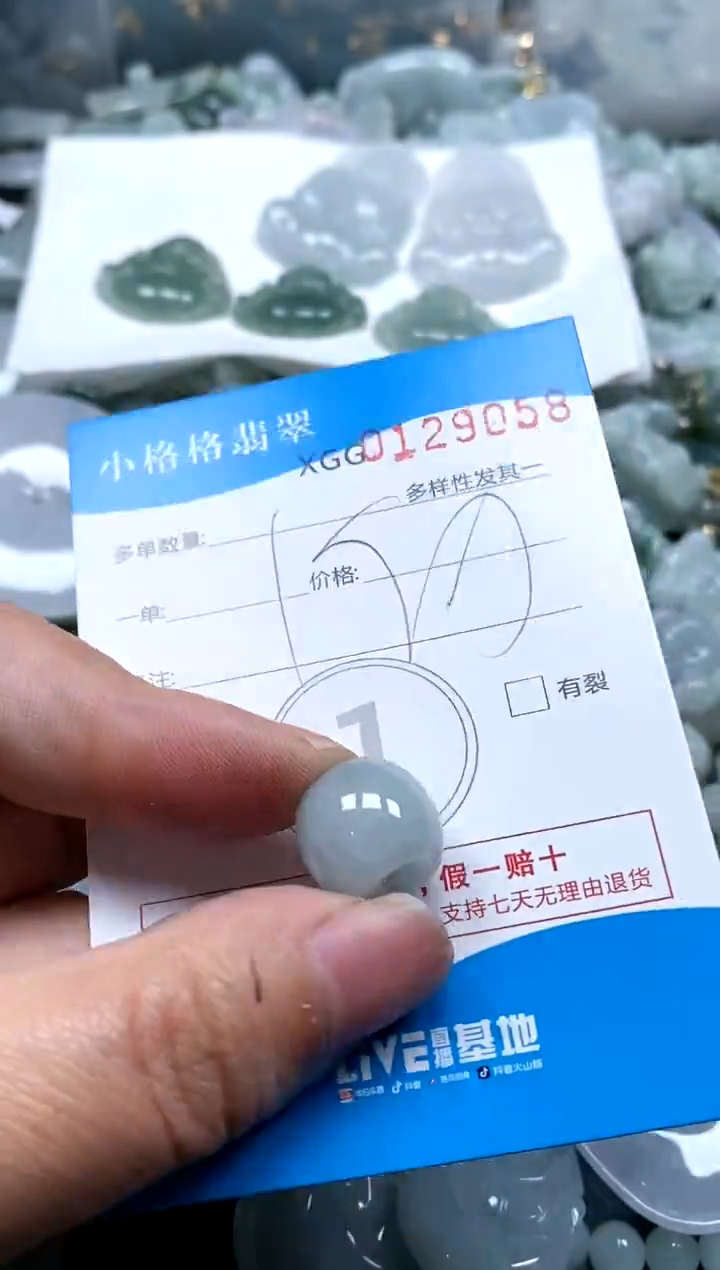 【闪购商品】翡翠颈饰未镶嵌闪购商品0129058