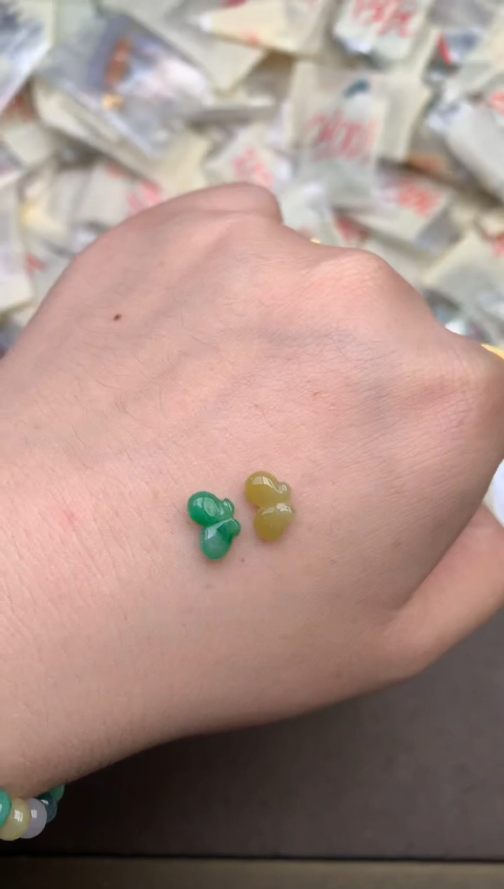 未镶嵌挂件翡翠青**桦一18