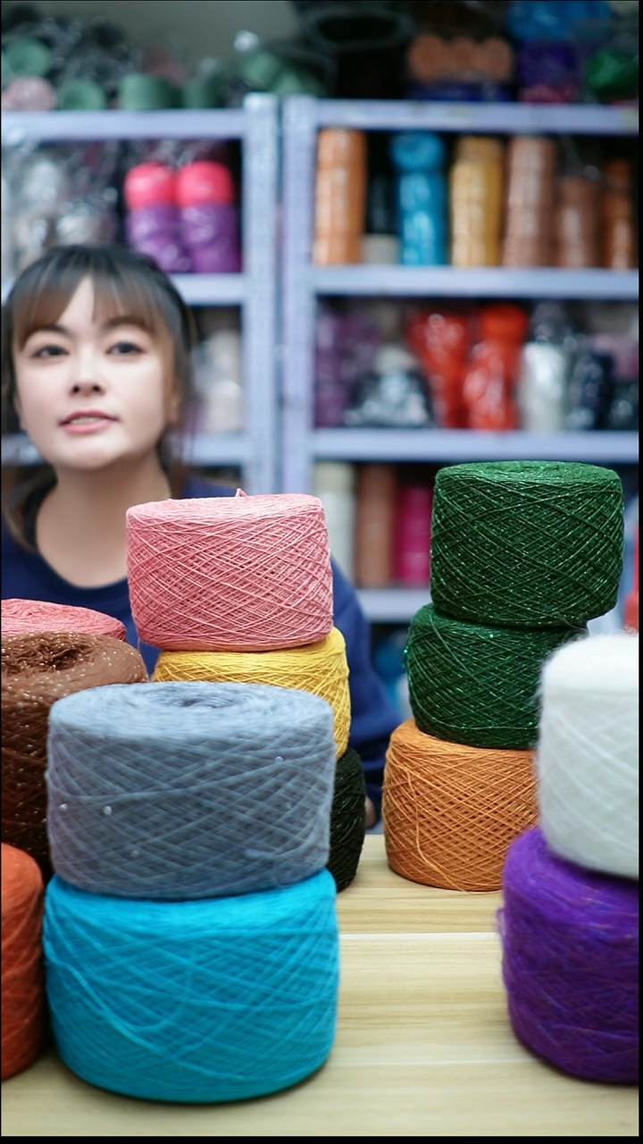 羊绒欢姐编织A552