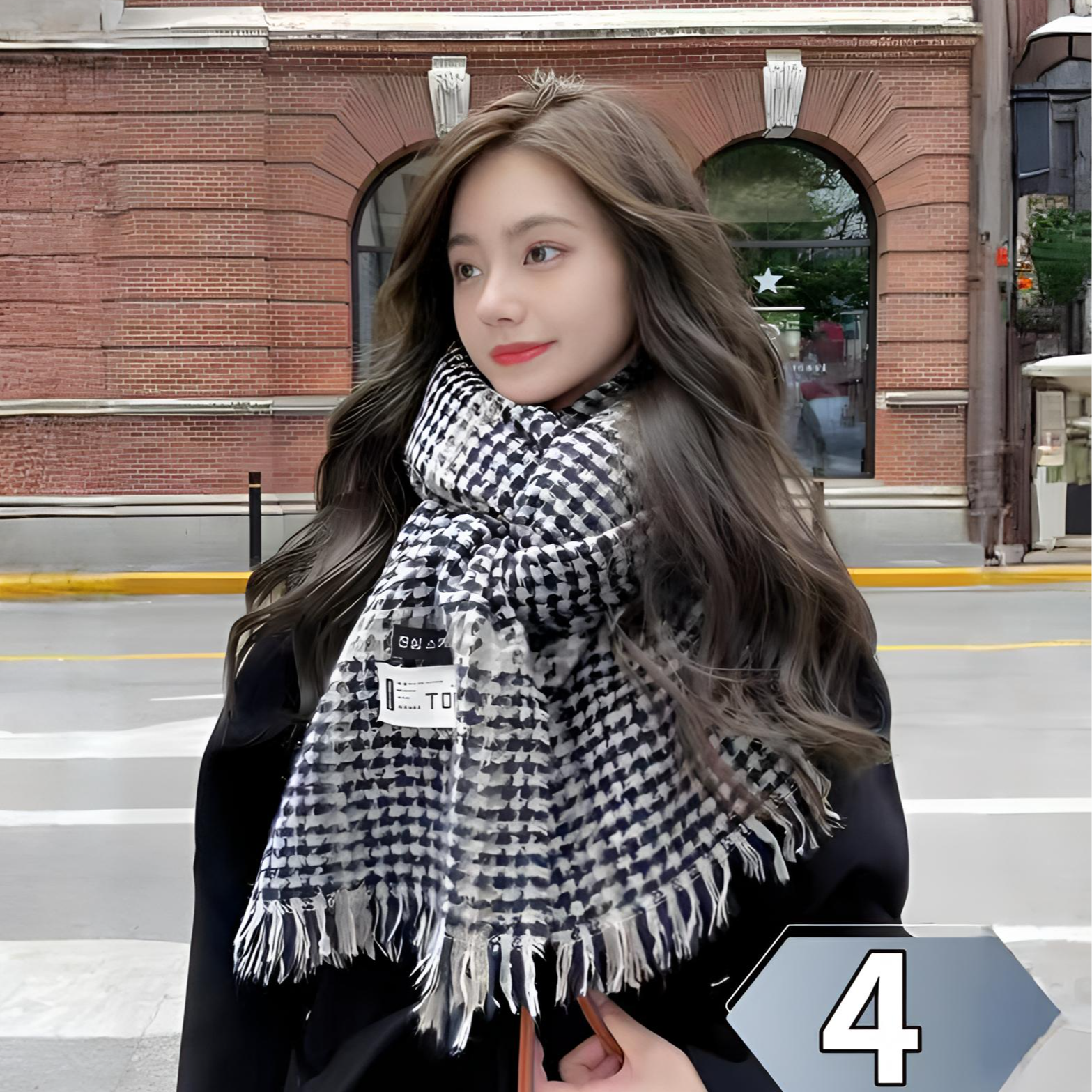 KK-羊绒羊毛大方巾时尚保暖围巾