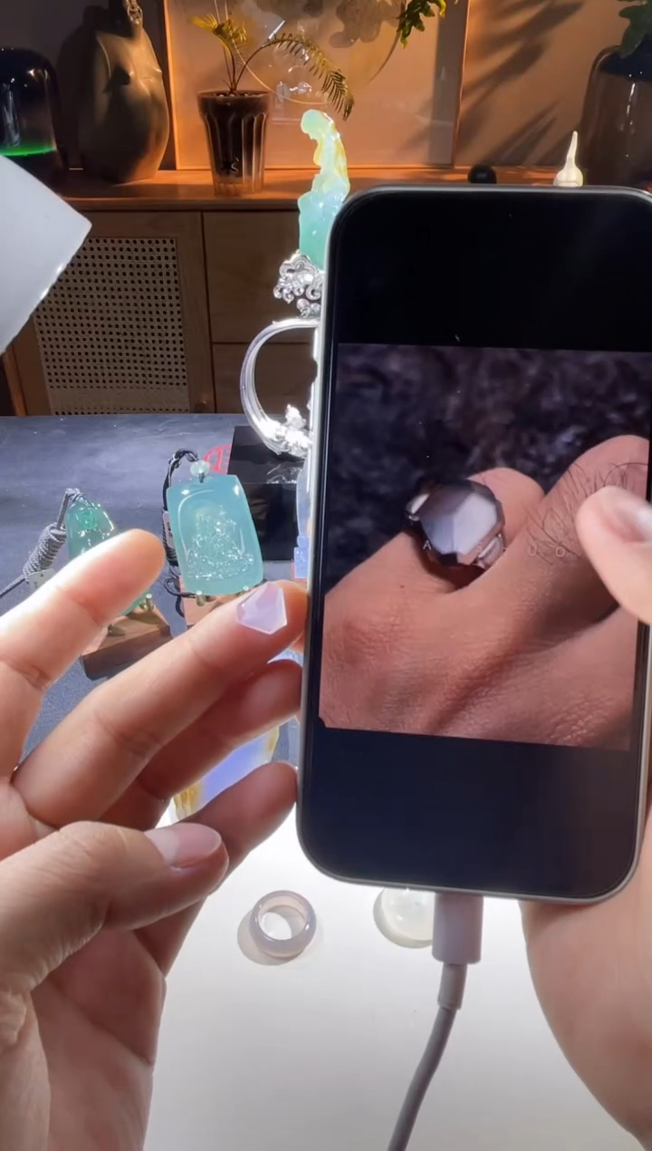 定制翡翠未镶嵌大牛未镶嵌紫罗兰裸石01