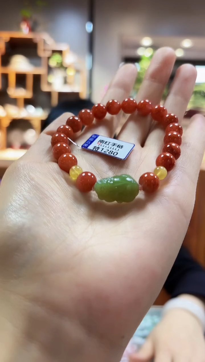 【闪购商品】南红玛瑙手链未镶嵌手链