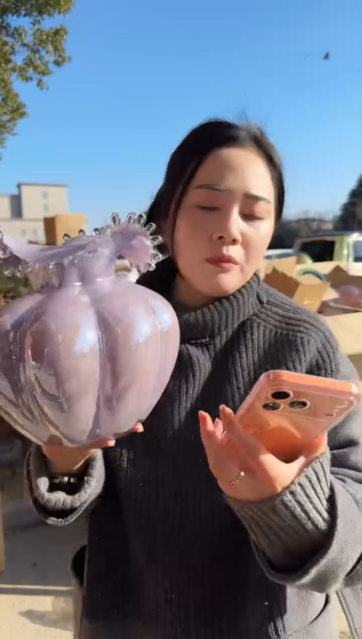 私花主义花瓶-二等品南瓜