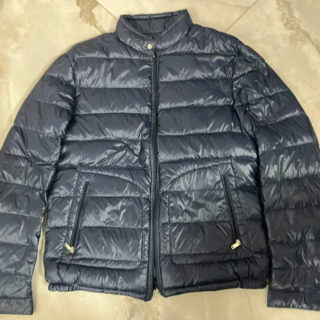 （名品店）欧货男装 男士羽绒服藏蓝色冬季外套