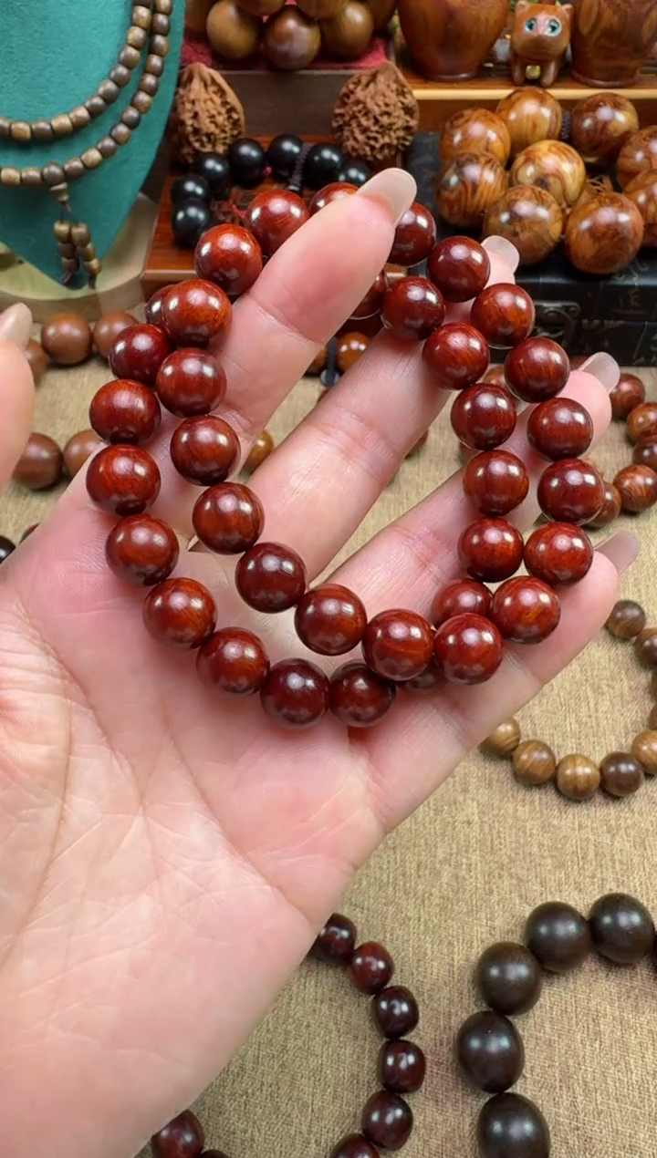 小叶紫檀手串/手链小叶紫檀1.0单圈