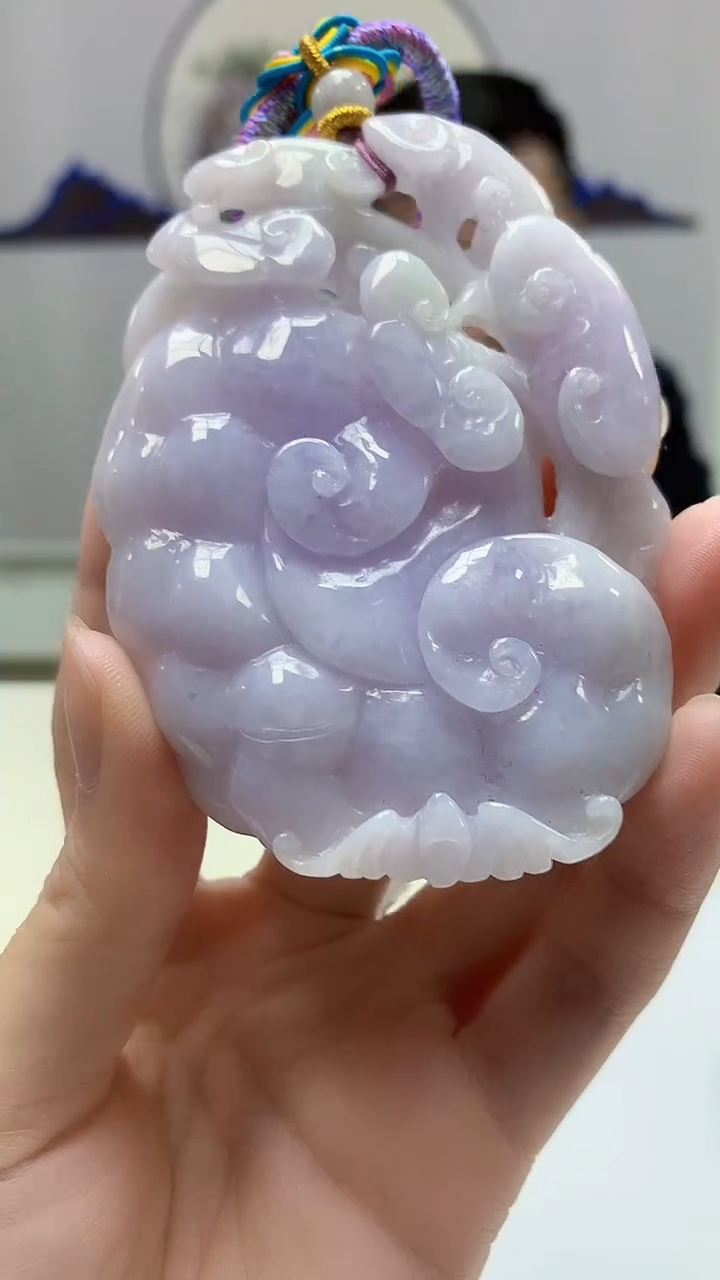 【闪购商品】定制翡翠未镶嵌5152zm-毛货挂件如意369