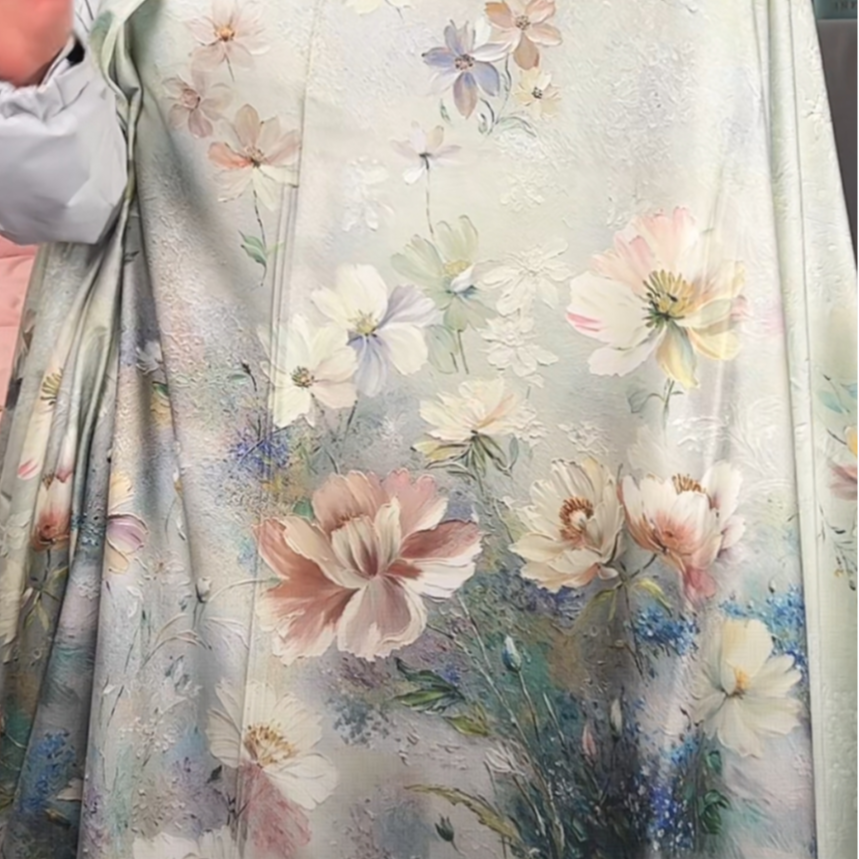 双人被罩 全棉 纯棉 棉 数码印花 贡缎 棉