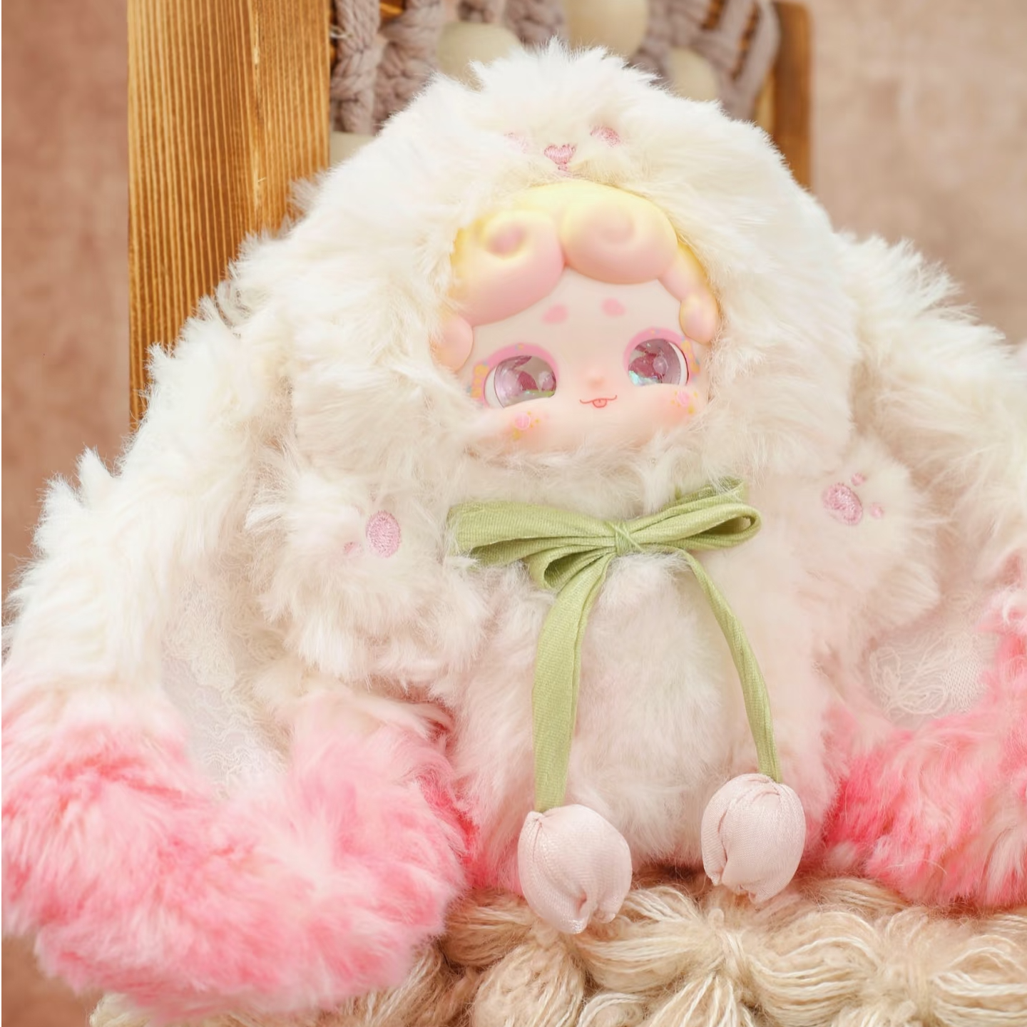 S6晚安小兔二代秘密花园（正版代拆）LuckyDeerNai毛绒公仔礼物