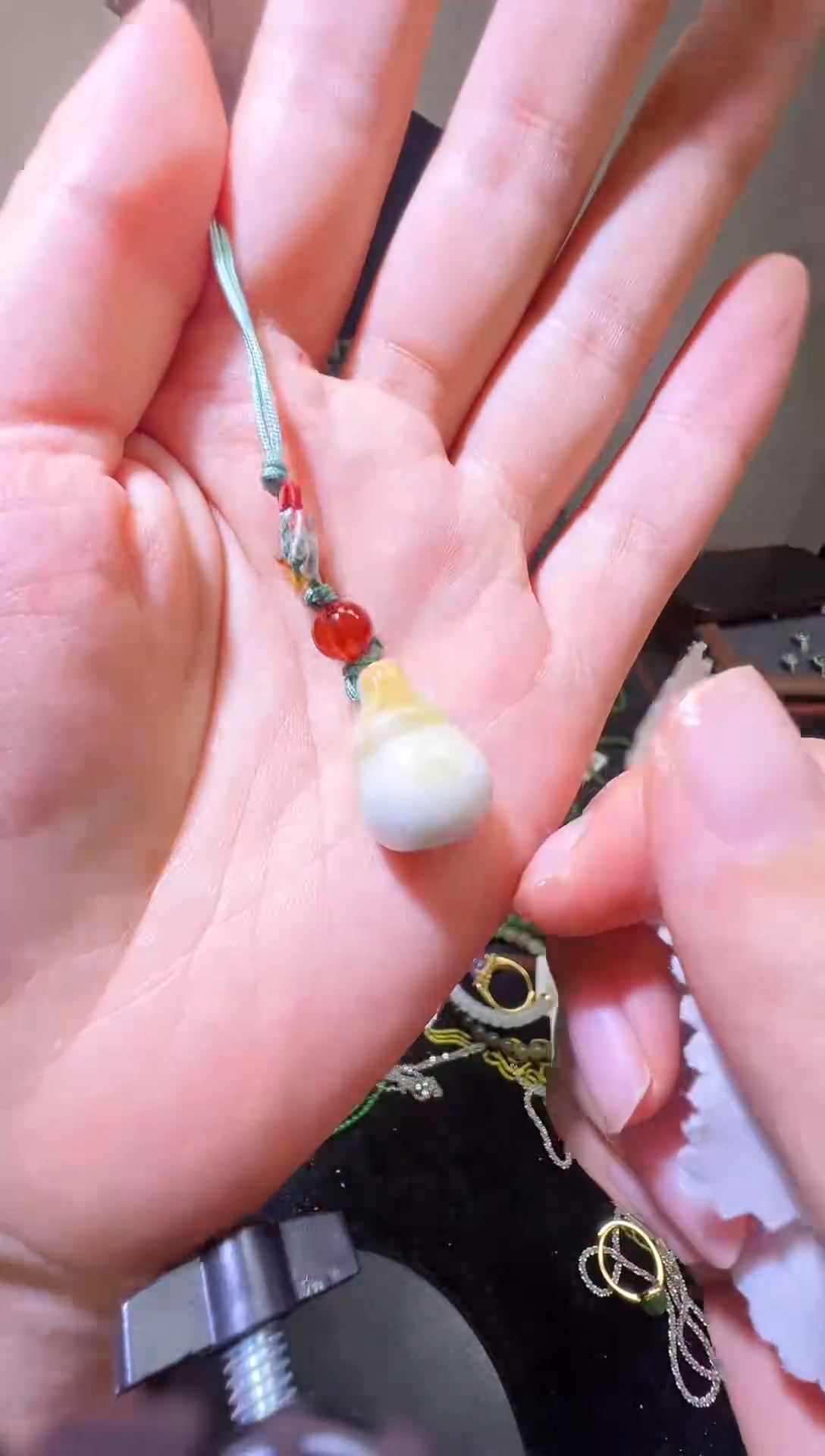 翡翠未镶嵌耳坠天然a货翡翠成品多样性发其一不含链子