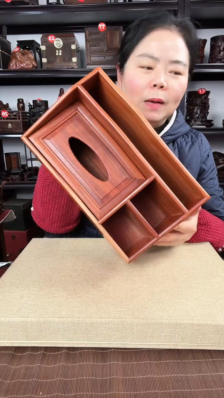 【闪购商品】木487瑕疵老李红木工艺品
