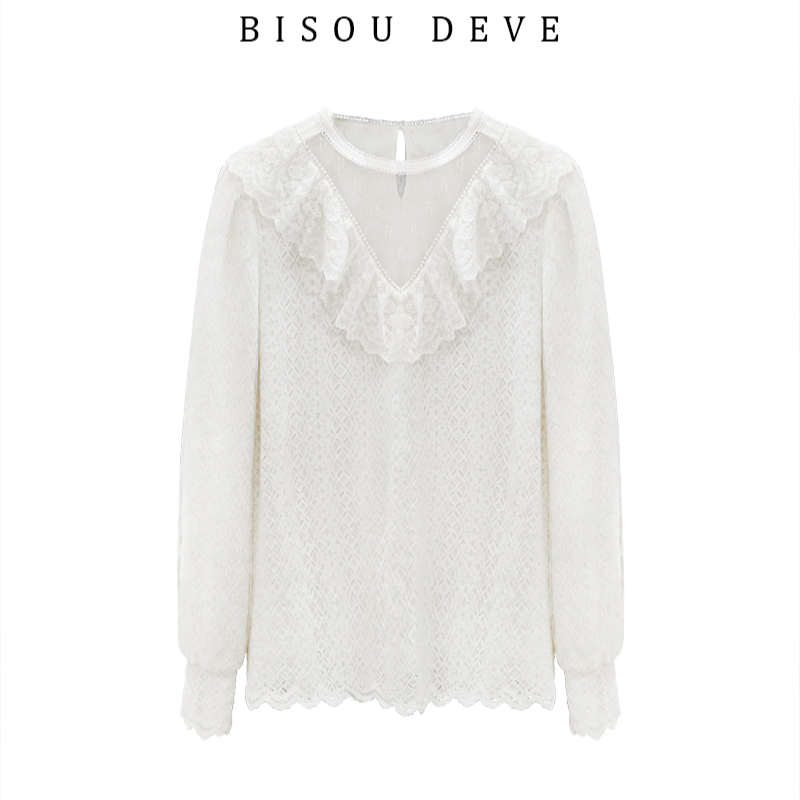 【黄蓉推荐】MA01018415爱丽丝甜梦蕾丝上衣