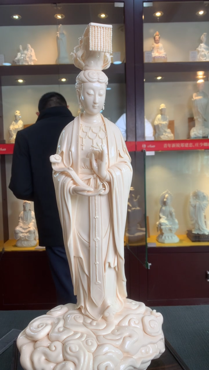 【闪购商品】摆件妈祖娘娘  德化白瓷 