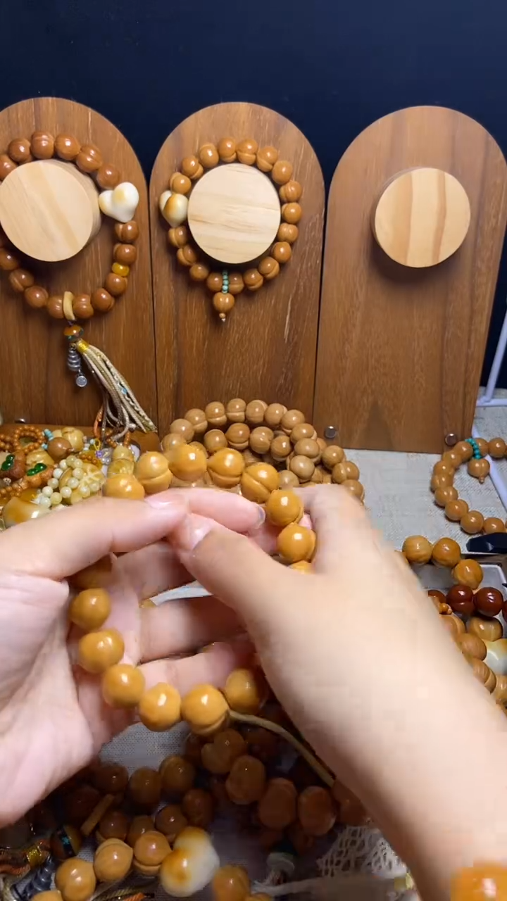 手串猴头核桃无*全品光面素手串