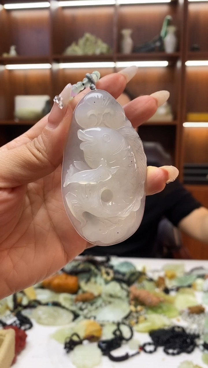 未镶嵌岫玉挂件 