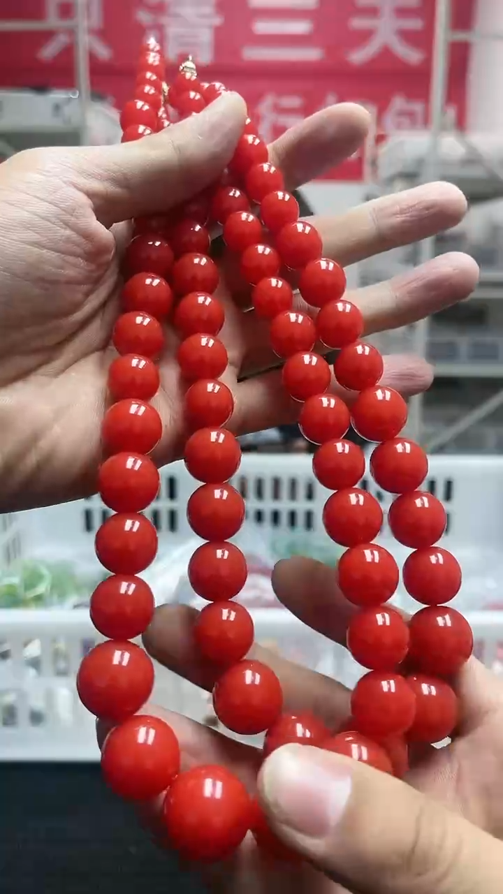 【闪购商品】硅化珊瑚颈饰未镶嵌精美项链31