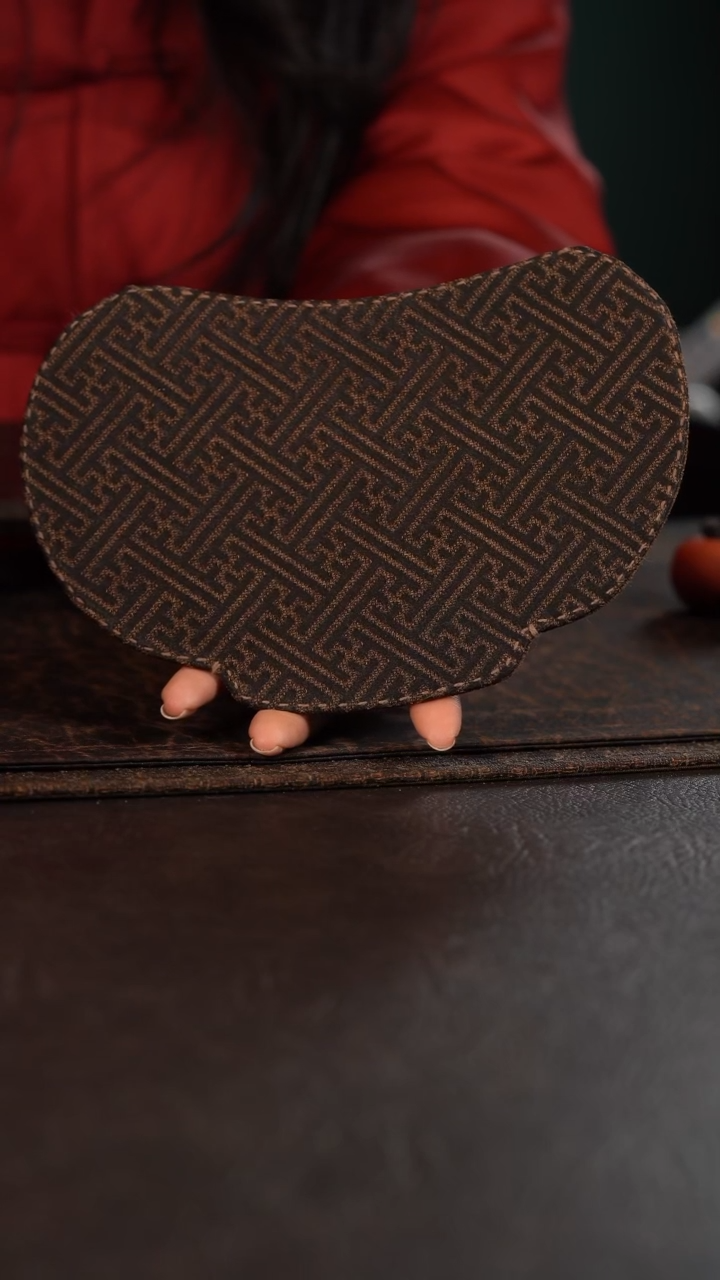 【闪购商品】杯君心福利香云纱回纹小元宝茶席