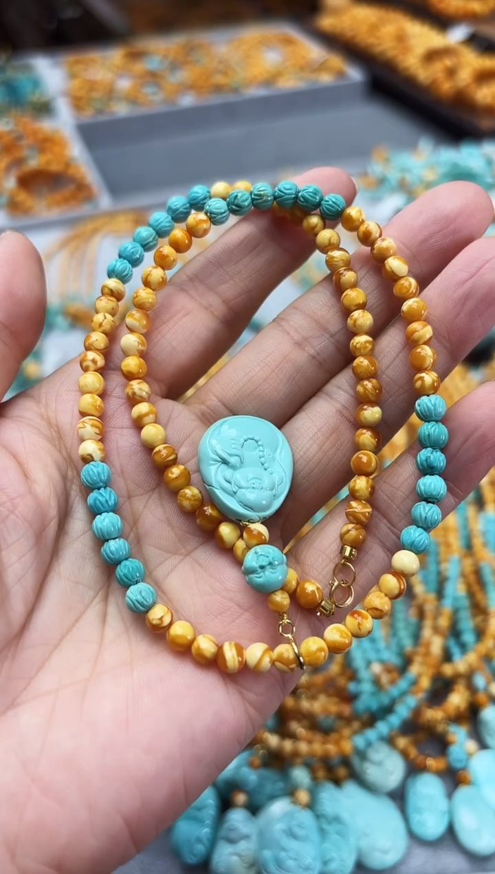 【闪购商品】琥珀裸石未镶嵌蜜蜡DIY挂链