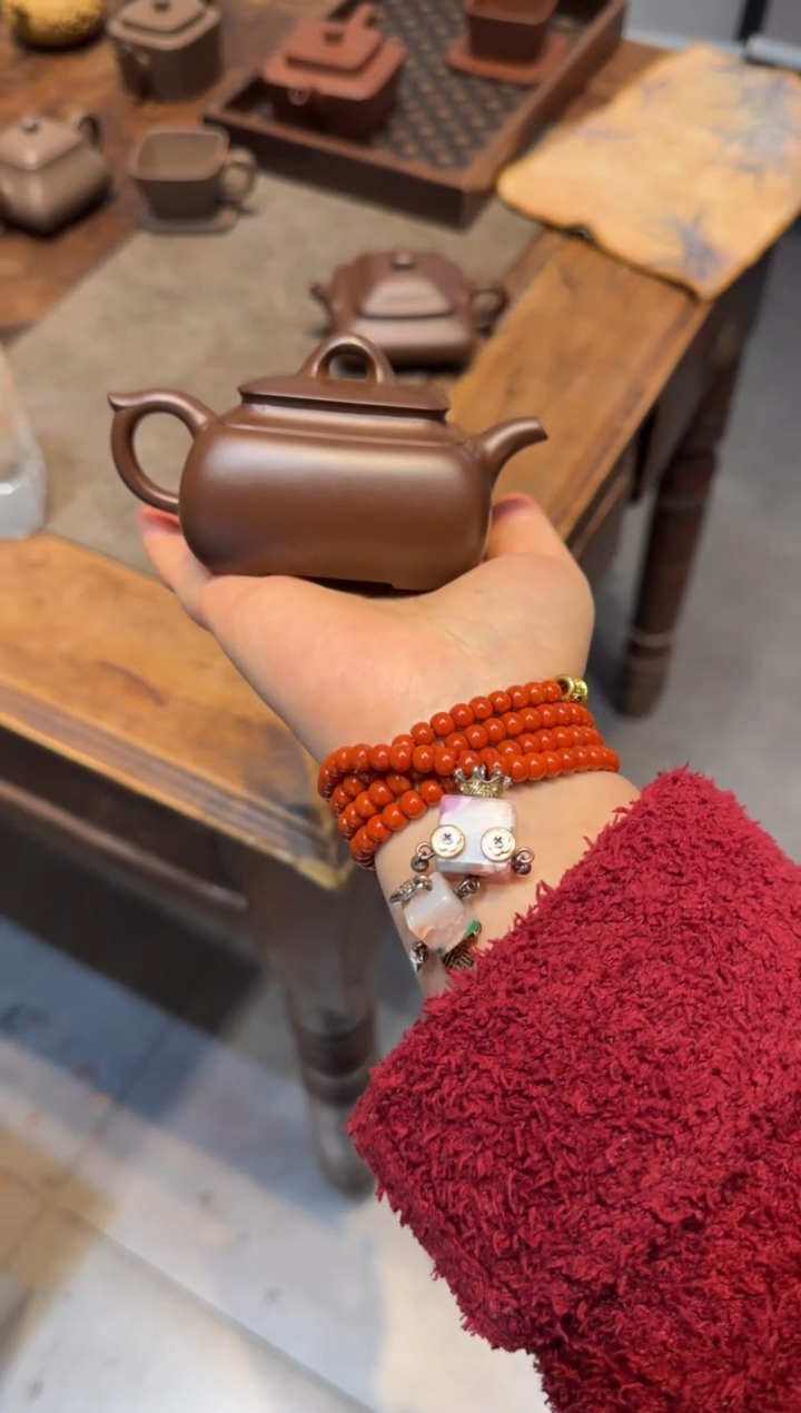 茶壶紫砂H****生长四方 紫砂壶