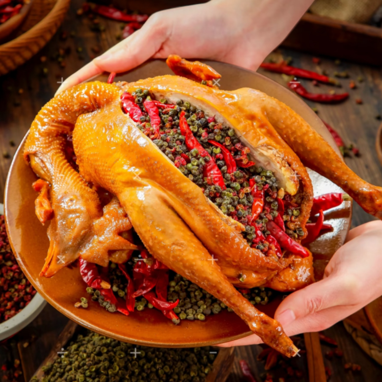 【整只麻椒鸡】麻椒鸡2.2-2.5斤麻辣鲜香肉质紧致同城骑手配送