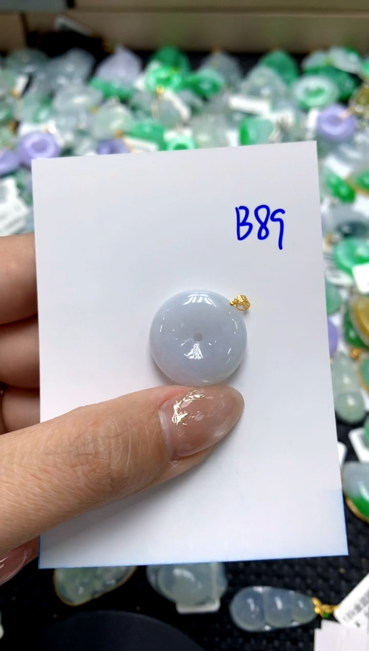 【闪购商品】翡翠颈饰18K金镶嵌1111111111111111