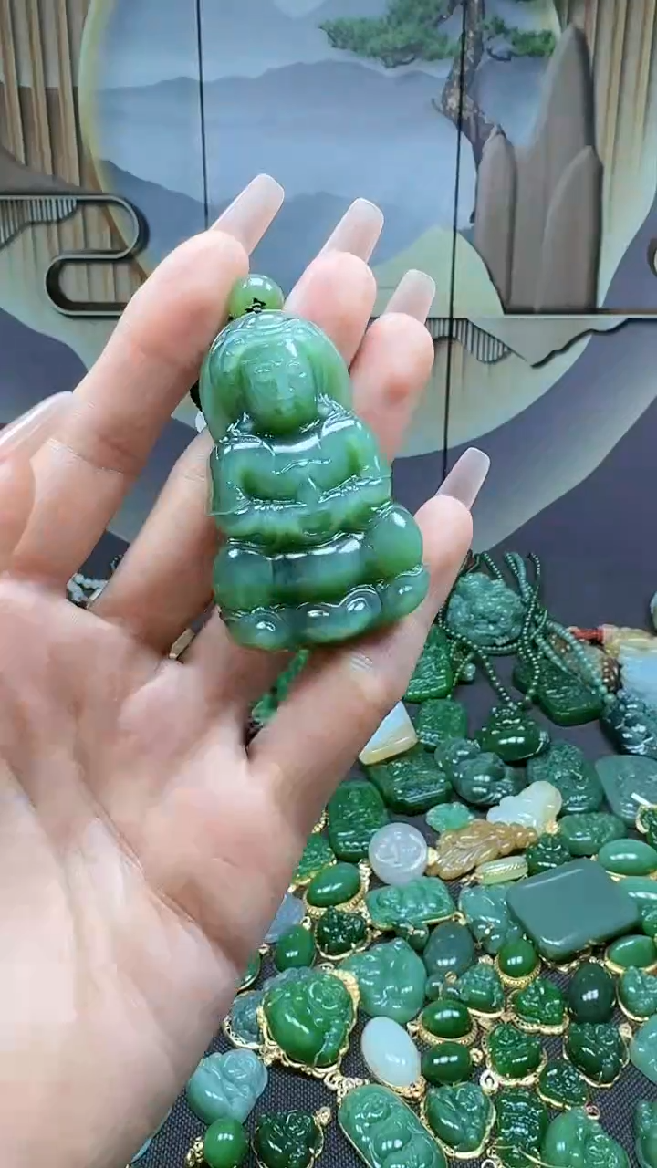 【闪购商品】和田玉挂件未镶嵌1