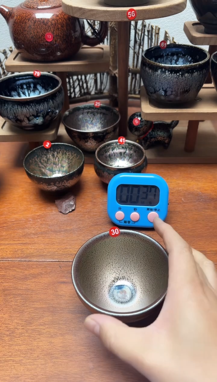 茶盏往*会30号建盏工匠茶器