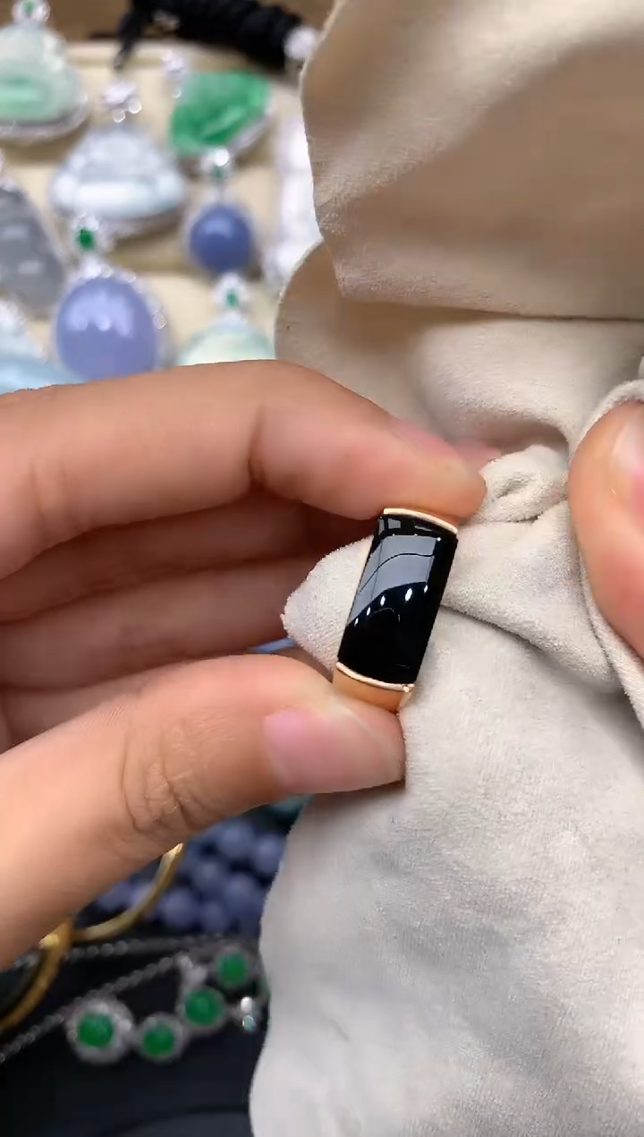 【闪购商品】翡翠戒指18K金镶嵌252-中国好珍宝