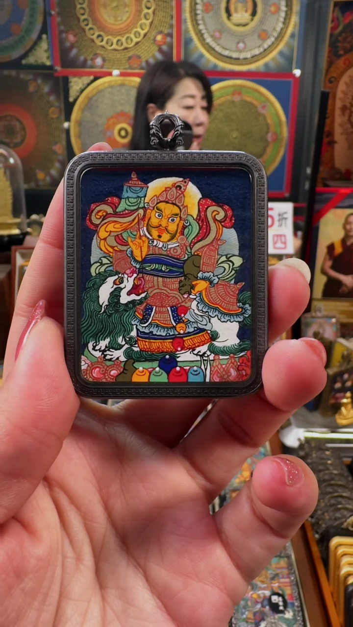 【闪购商品】吊坠壹善缘城手绘唐卡新春大促C宝天