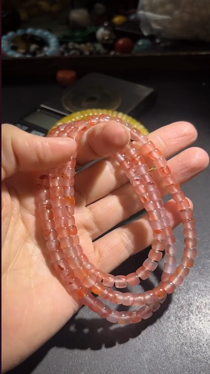 未镶嵌手串南红玛瑙pz1206-4约6mm锦鲤