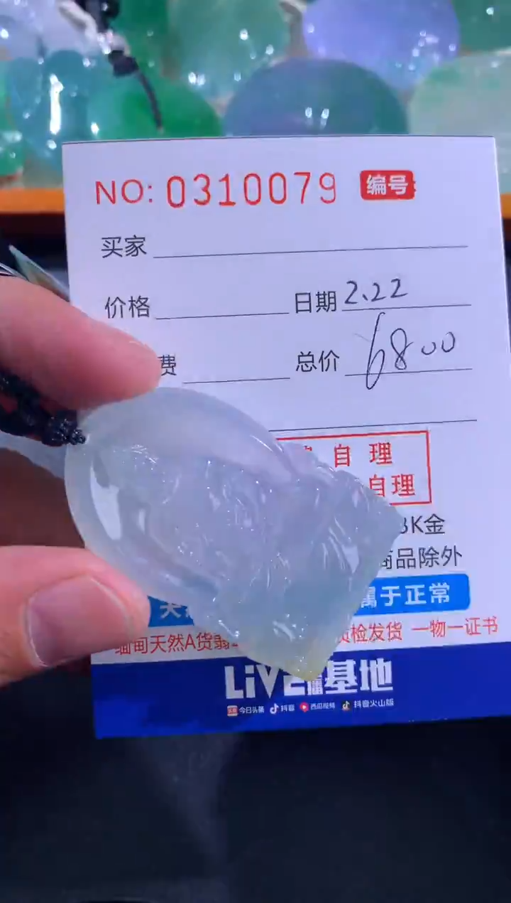 【闪购商品】翡翠颈饰未镶嵌天然A货翡翠