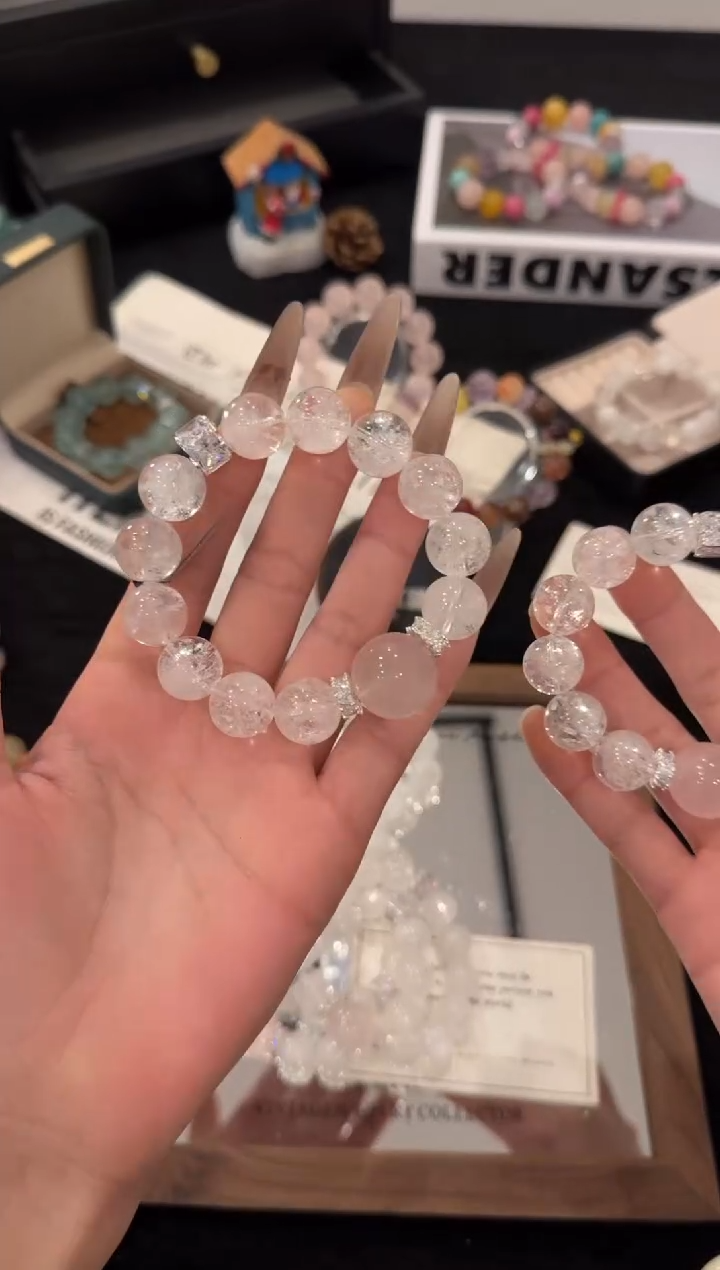 合金手链水晶白阿赛x3514