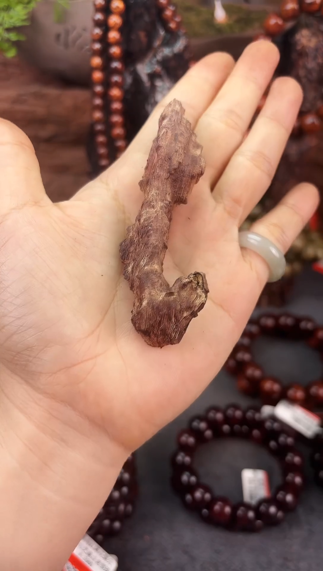 降真香海南红降随形原料土埋虫漏8g+