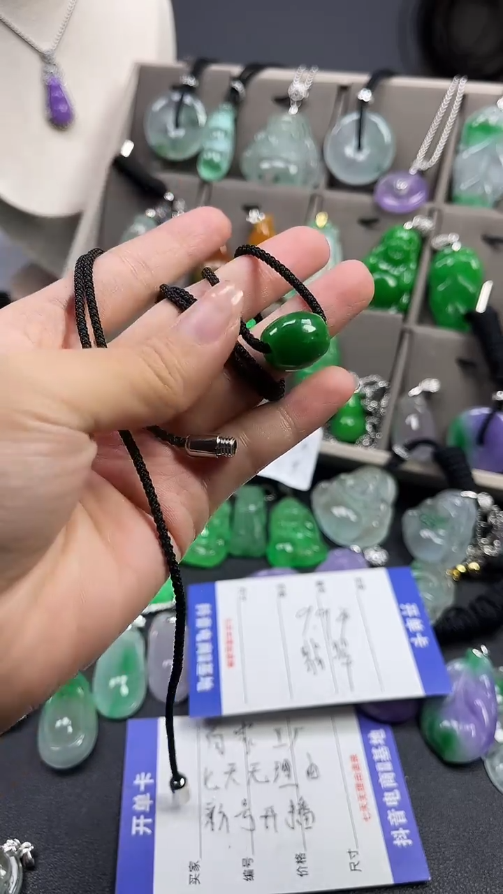 颈饰未镶嵌翡翠  所见即所得 一图一物