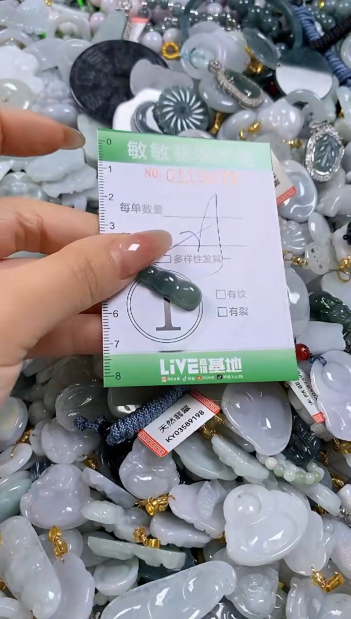 【闪购商品】翡翠颈饰未镶嵌闪购0118375多样性发其一