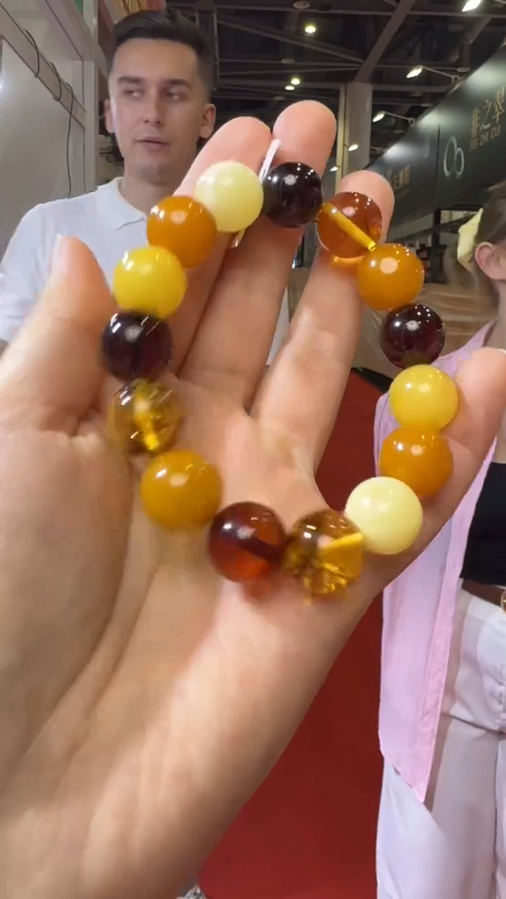 未镶嵌颈饰琥珀杭州珠宝展假一罚十