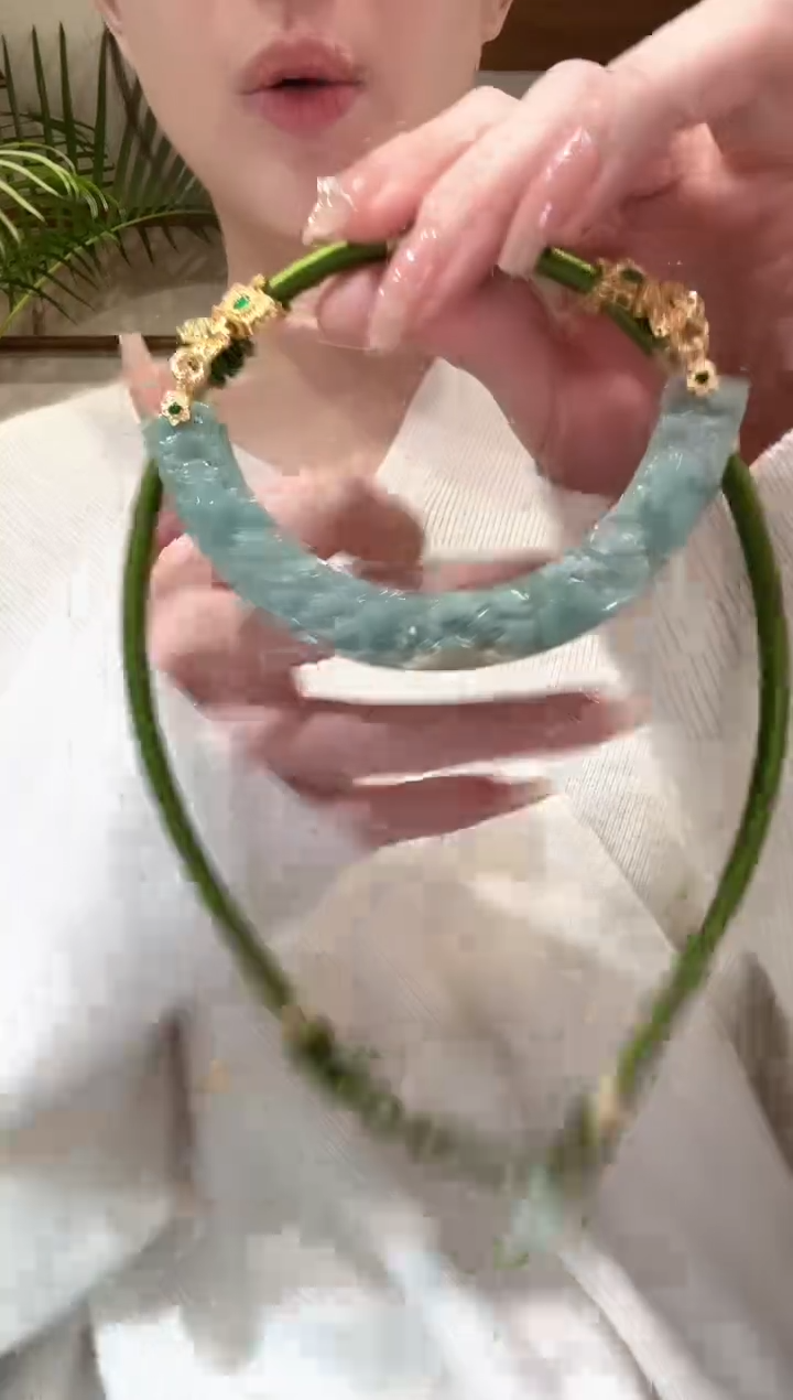 【闪购商品】翡翠颈饰未镶嵌国风