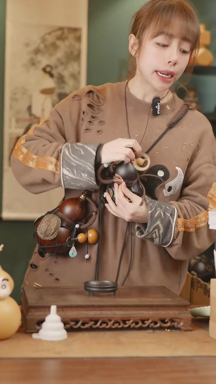 【闪购商品】249号精品天然大漆工艺防渗内胆酒葫芦~