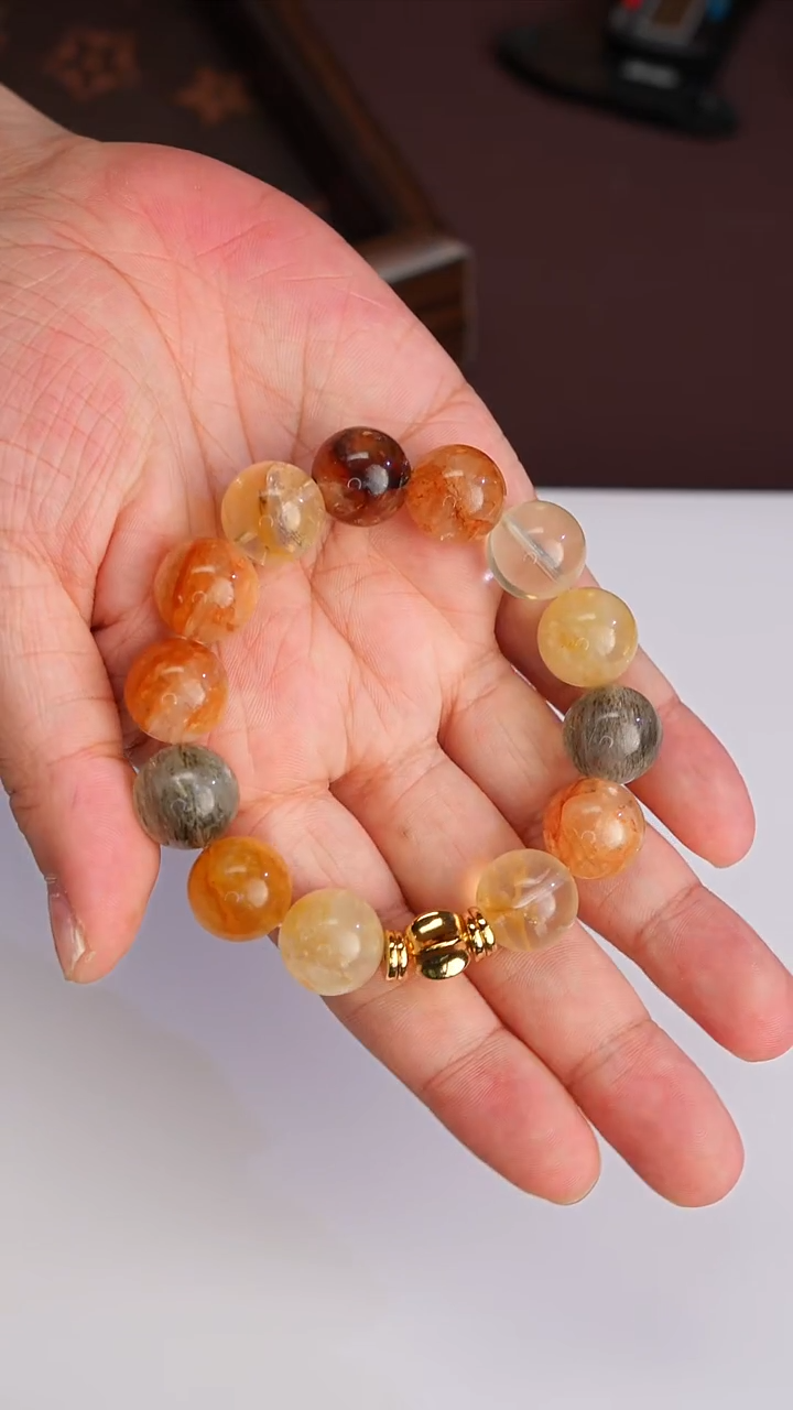 合金手链水晶丝路花语手串