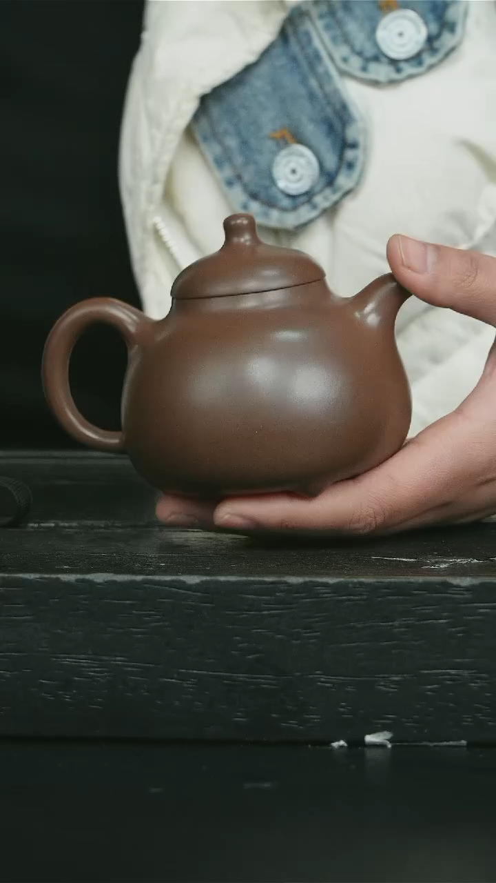 【闪购商品】紫砂茶壶革紫泥三足乳鼎