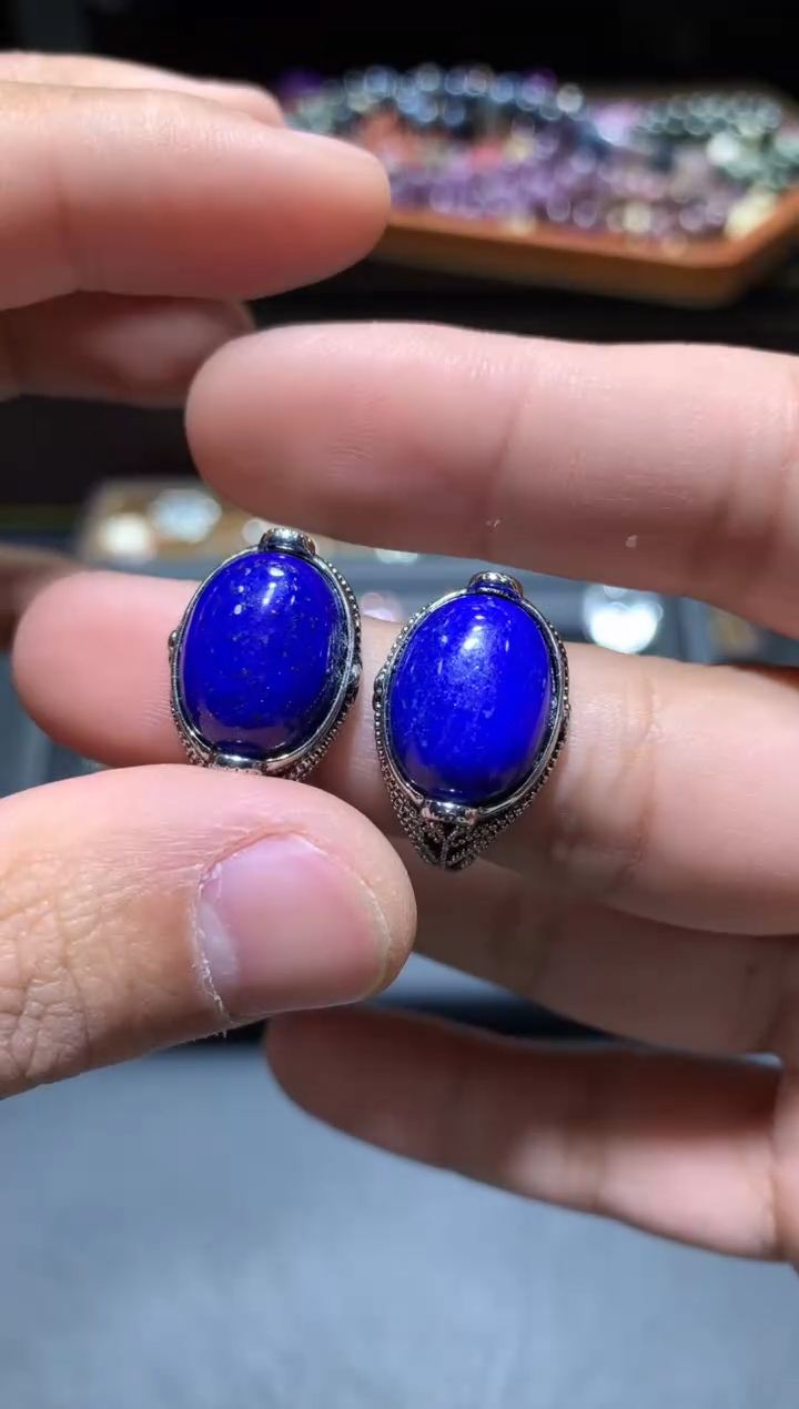 【闪购商品】青金石戒指未镶嵌P54【多样性发其一】