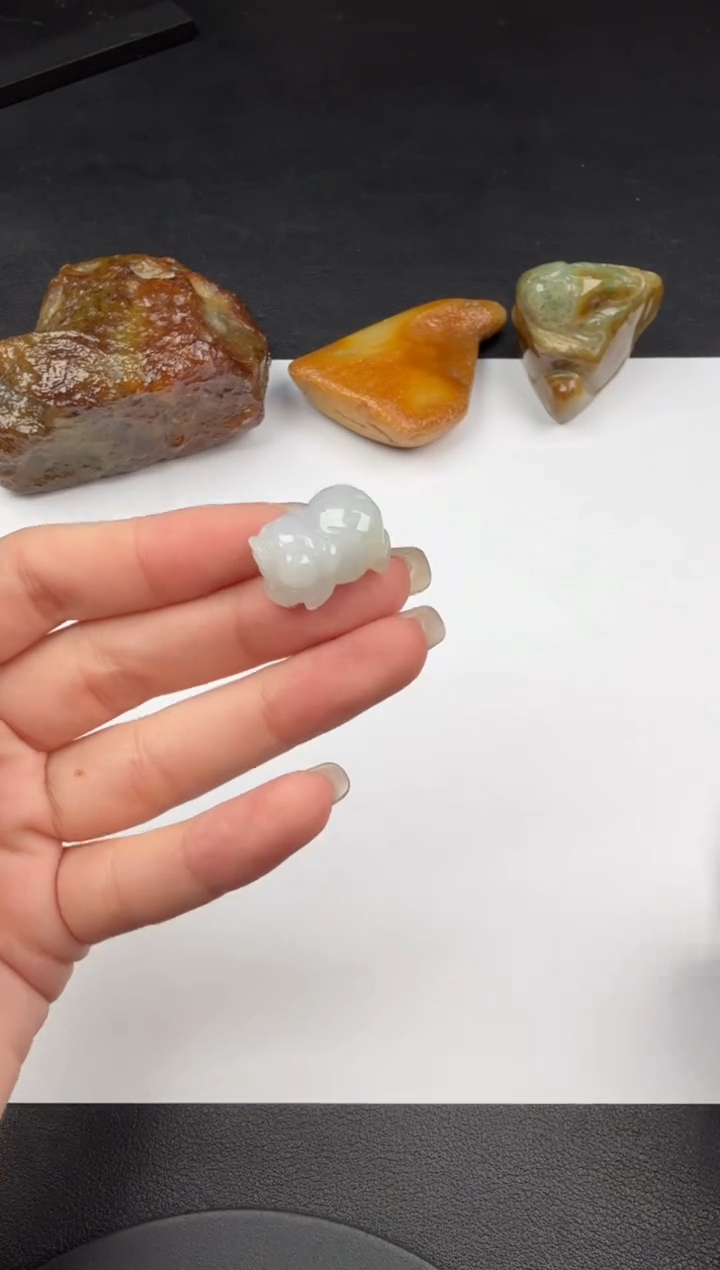 吊坠(不含链)未镶嵌翡翠翡翠饰品-9